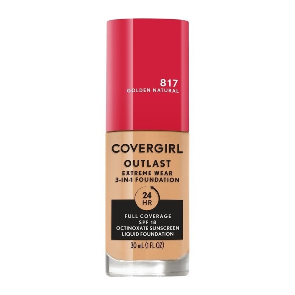 Covergirl Outlast Extreme Wear Liquid Foundation 817 Golden Natural 30 mL/1 fl o